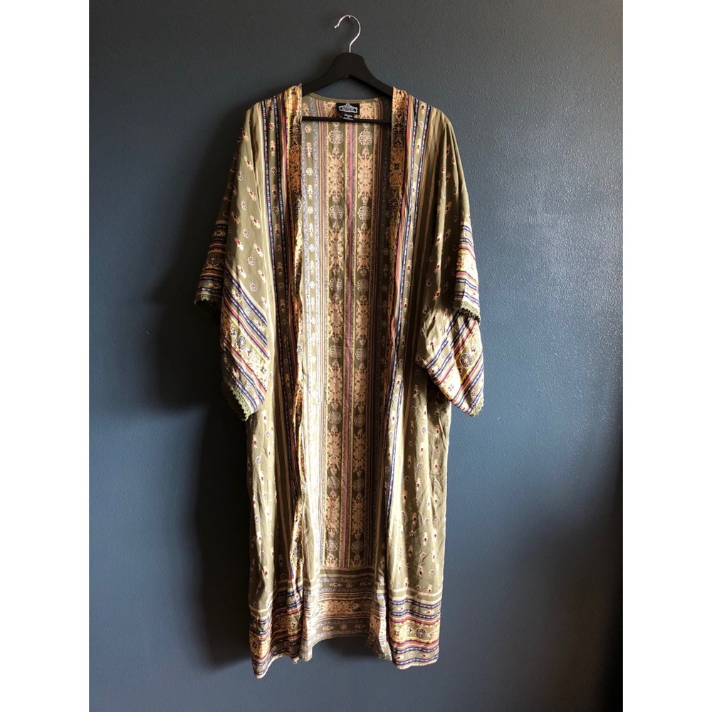 Long Boho Kimono, Added New Photo